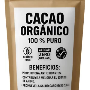 Cacao Orgánico 100% En Polvo 500 gr