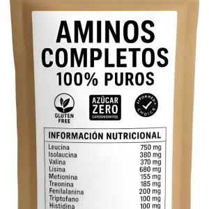 Aminoácidos Completos 100% Puros 500 gr