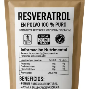 Resveratrol 100% Puro en Polvo 500G