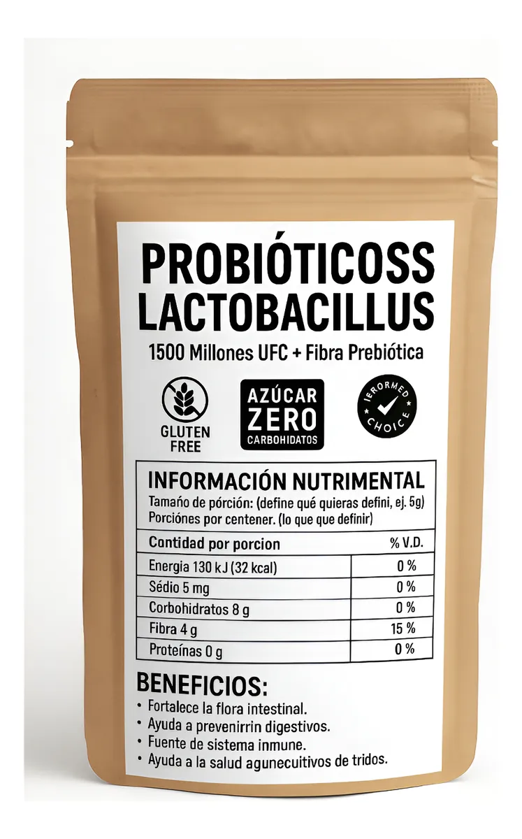 Probióticos Lactobacillus 250 gr