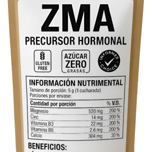 ZMA Precursor Hormonal 100% Natural 500 grs