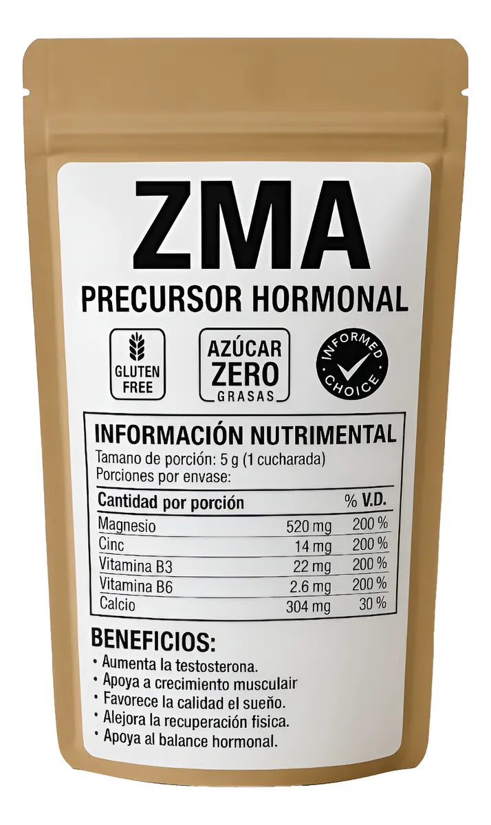 ZMA Precursor Hormonal 100% Natural 500 grs