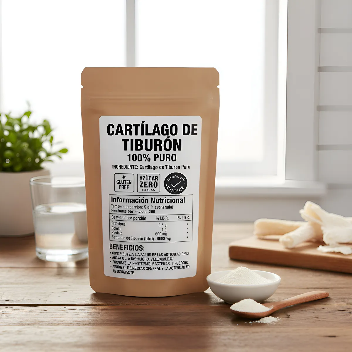 Cartílago De Tiburón En Polvo 500 gr
