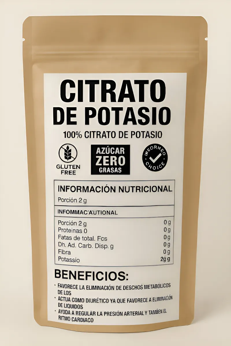 Citrato De Potasio Puro 1kg