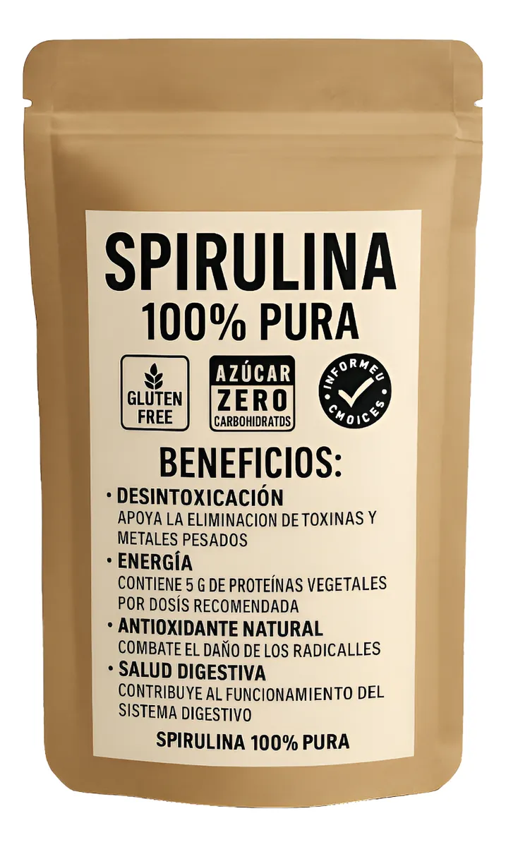 Spirulina 100% Pura 500 gr