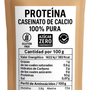 Proteína Caseinato De Calcio 100% Pura 1 Kg